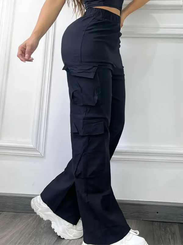 Pantalon cargo surpiqûres – Image 4